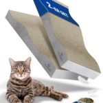 BLACKC® 2 Kratzpappen für Katzen, Kratzbretter für Katzen aus hochwertigsten Materialien, Kratzkarton für Katzen, XXL, 58 x 27 x 6,5 cm groß